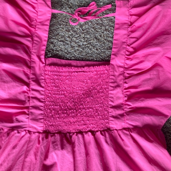 A New Day Pink Square Neck Puff Sleeve Mini Dress - Picture 6 of 7
